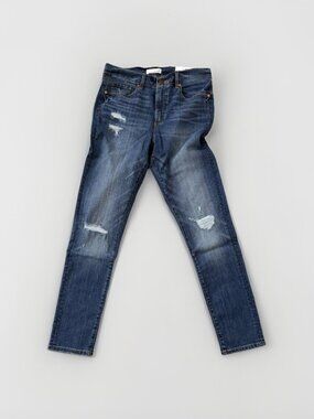 Loft Women's Medium Wash Stretch High Waist Skinny Jeans Size 29 8